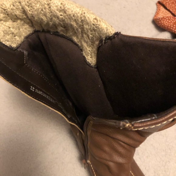 Fur lined calf high boots - Picture 5 of 14